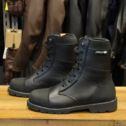 MERLIN マーリン 防水/防寒 レザーライディングブーツ 【ブラック】Bandit D3O® Waterproof Boot