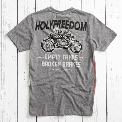 HOLYFREEDOM（ホーリーフリーダム）半袖Tシャツ "GHOSTRIDER GREY T-SHIRT" 【グレー】