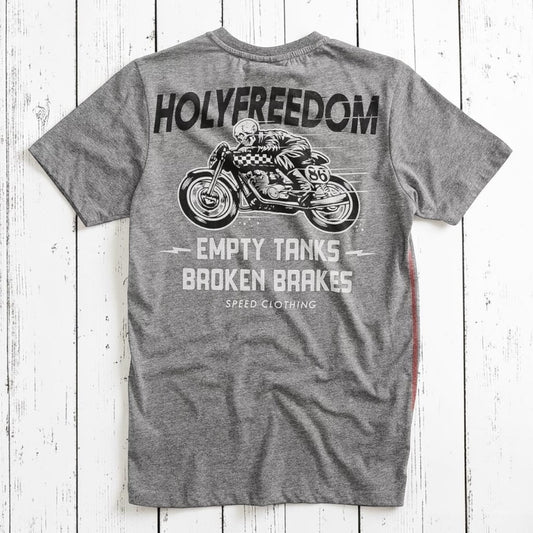 HOLYFREEDOM（ホーリーフリーダム）半袖Tシャツ "GHOSTRIDER GREY T-SHIRT" 【グレー】