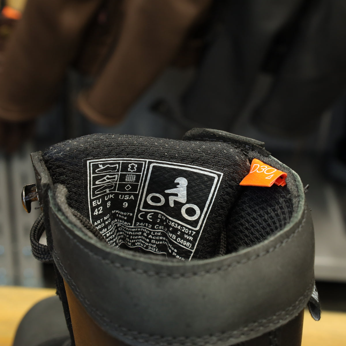 MERLIN マーリン 防水/防寒 レザーライディングブーツ 【ブラック】Bandit D3O® Waterproof Boot