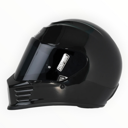 SIMPSON シンプソン ”Speed"  フルフェイスヘルメット Black Metal【装飾品】