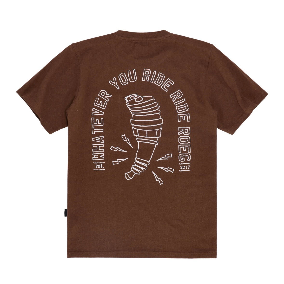 Roeg（ローグ）半袖Tシャツ "Ryder t-shirt" 【ブラウン】