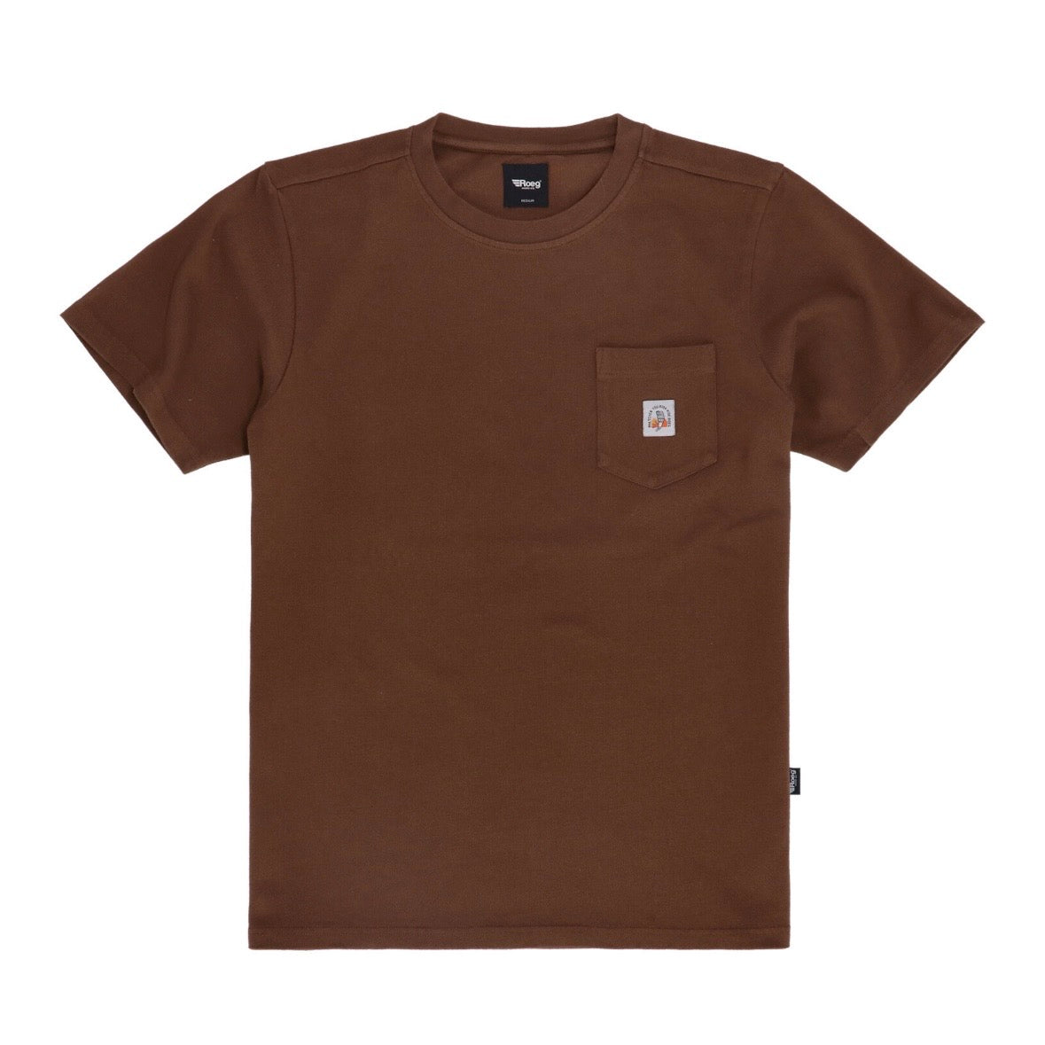 Roeg（ローグ）半袖Tシャツ "Ryder t-shirt" 【ブラウン】