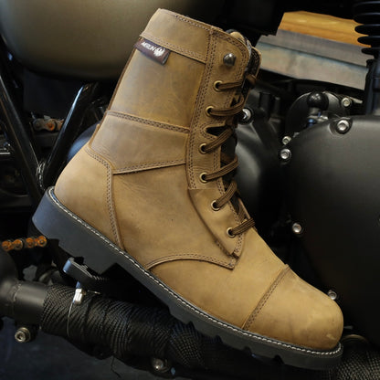 MERLIN マーリン 防水/防寒 レザーライディングブーツ 【ブラウン】Bandit D3O® Waterproof Boot