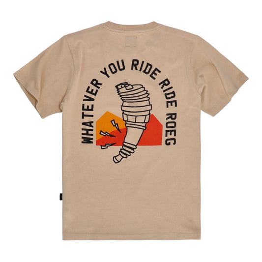 Roeg（ローグ）半袖Tシャツ "Ryder t-shirt" 【サンド】