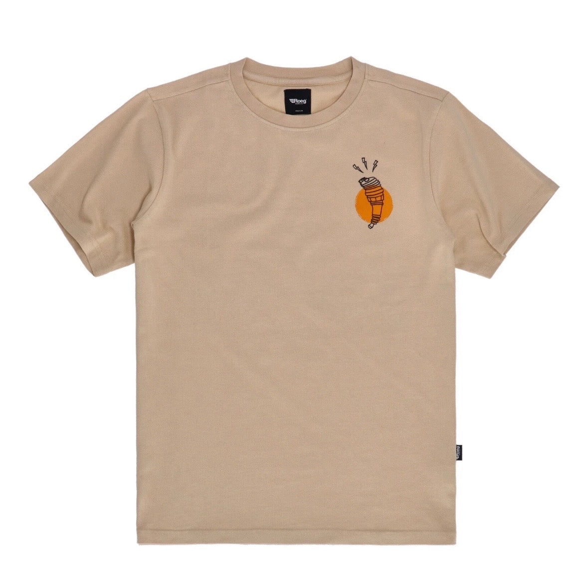 Roeg（ローグ）半袖Tシャツ "Ryder t-shirt" 【サンド】