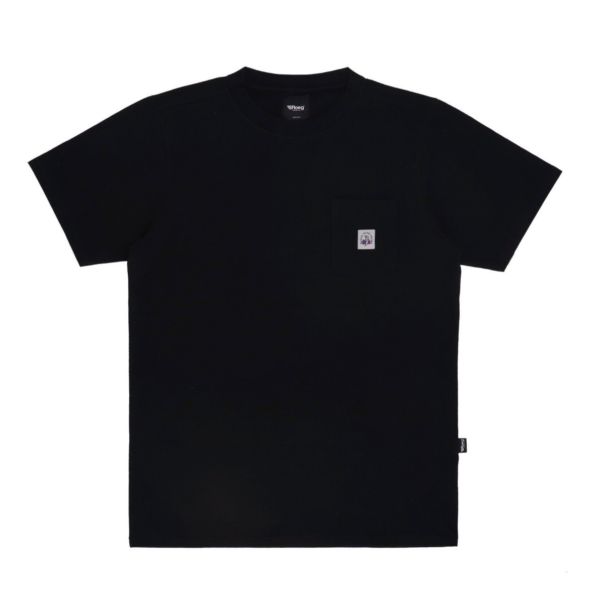 Roeg（ローグ）半袖Tシャツ "Kane t-shirt" 【ブラック】