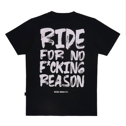 Roeg（ローグ）半袖Tシャツ "Kane plain t-shirt" 【ブラック】