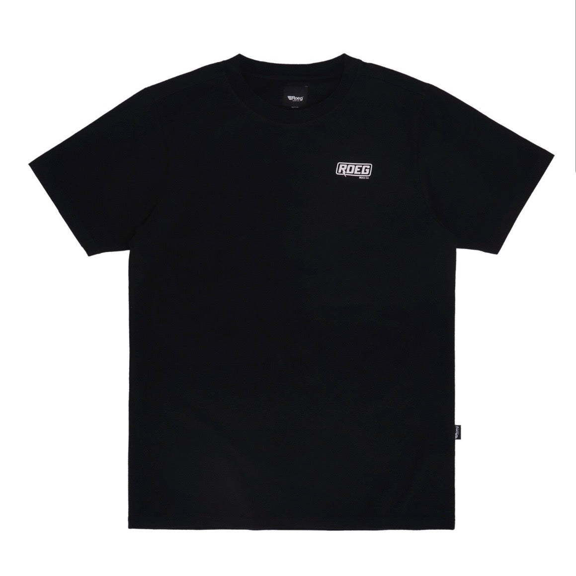 Roeg（ローグ）半袖Tシャツ "Kane plain t-shirt" 【ブラック】