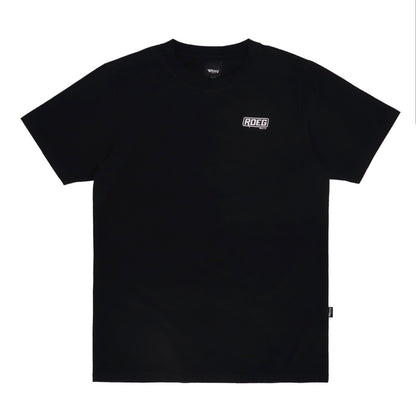 Roeg（ローグ）半袖Tシャツ "Kane plain t-shirt" 【ブラック】