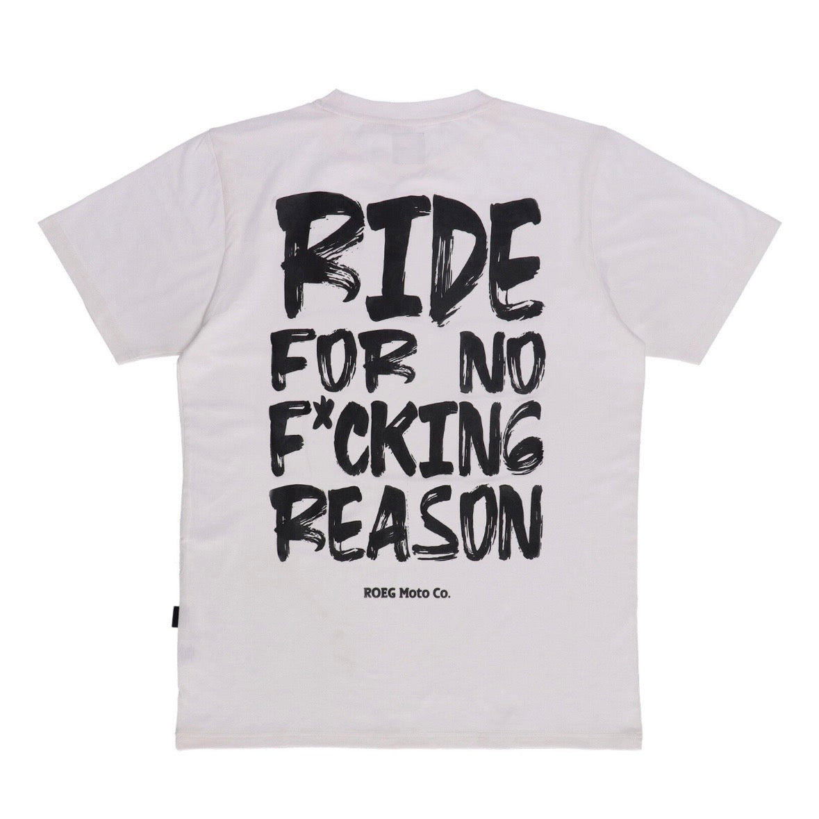 Roeg（ローグ）半袖Tシャツ "Kane plain t-shirt" 【ホワイト】