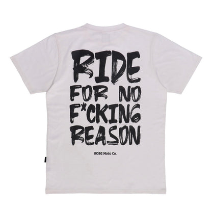 Roeg（ローグ）半袖Tシャツ "Kane plain t-shirt" 【ホワイト】