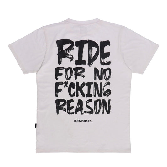 Roeg（ローグ）半袖Tシャツ "Kane plain t-shirt" 【ホワイト】