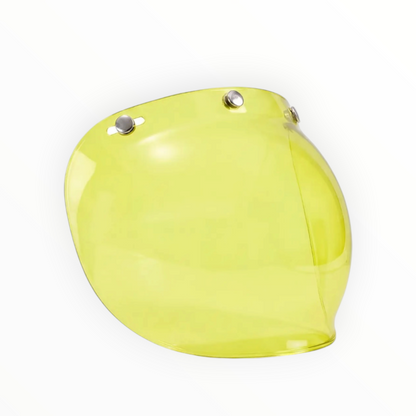 DMD（ディーエムディ）バブルシールド【BUBBLE VISOR YELLOW】ジェットヘルメット "RETRO" 専用