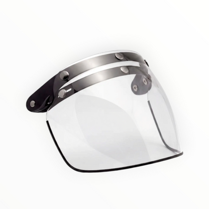 DMD（ディーエムディ）フリップアップシールド【FLIP-UP VISOR CLEAR】ジェットヘルメット "RETRO" 専用