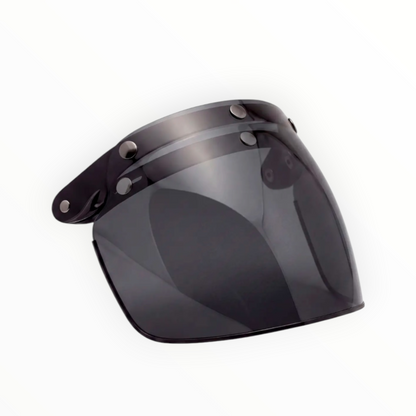 DMD（ディーエムディ）フリップアップシールド【FLIP-UP VISOR SMOKE】ジェットヘルメット "RETRO" 専用