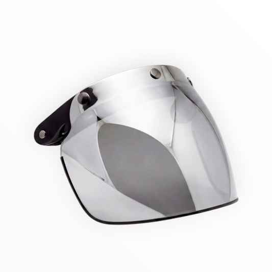 DMD（ディーエムディ）フリップアップシールド【FLIP-UP VISOR MIRROED】ジェットヘルメット "RETRO" 専用