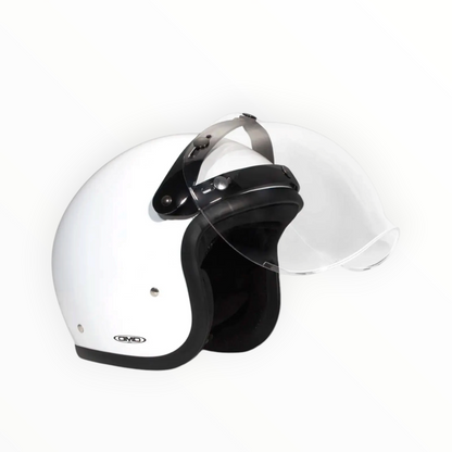 DMD フリップアップシールド【FLIP-UP BUBBLE VISOR CLEAR】ジェットヘルメット "RETRO" 専用