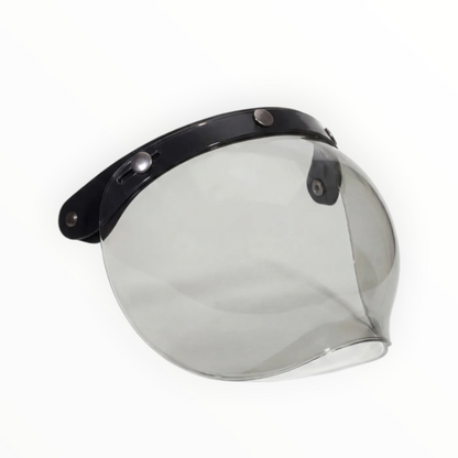 DMD フリップアップシールド【FLIP-UP BUBBLE VISOR LIGHT-SMOKE】ジェットヘルメット "RETRO" 専用