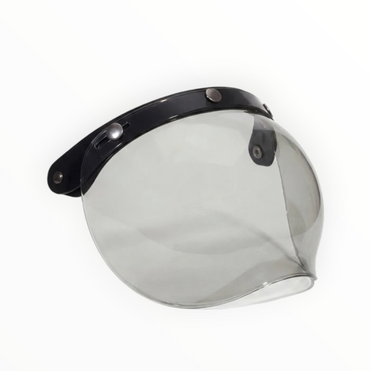 DMD フリップアップシールド【FLIP-UP BUBBLE VISOR LIGHT-SMOKE】ジェットヘルメット "RETRO" 専用
