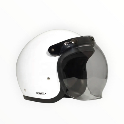 DMD フリップアップシールド【FLIP-UP BUBBLE VISOR LIGHT-SMOKE】ジェットヘルメット "RETRO" 専用