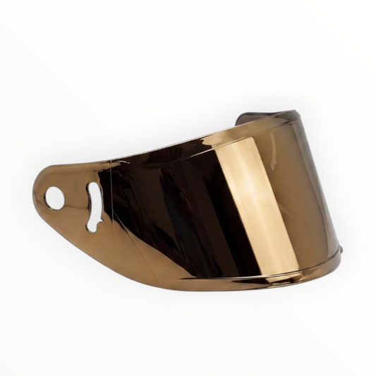 DMD 交換用シールド ”RIVALE VISOR GOLD MIRRORED – ECE 22.06”