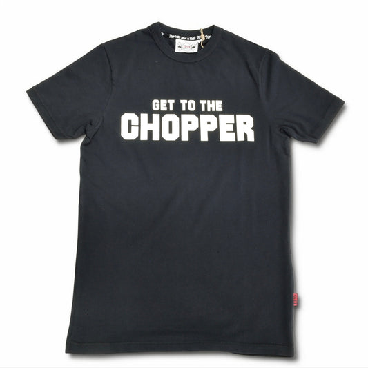 13 1/2 （サーティー アンド ア ハーフ）半袖Tシャツ "Get the Chopper" 【ブラック】