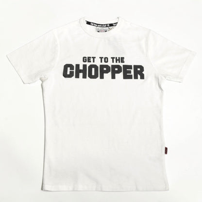 13 1/2 （サーティー アンド ア ハーフ）半袖Tシャツ "Get the Chopper" 【ホワイト】