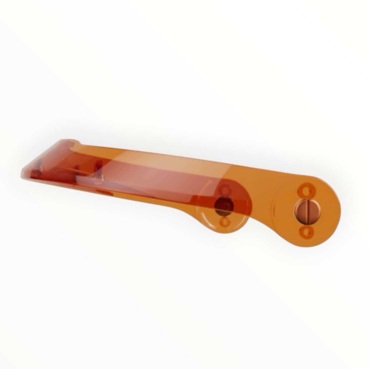 John Doe ショートピーク 【Orange Transparent】