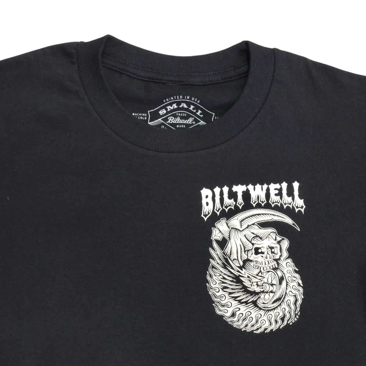 Biltwell ビルトウェル 半袖Tシャツ "Creep T-shirts" 【ブラック】