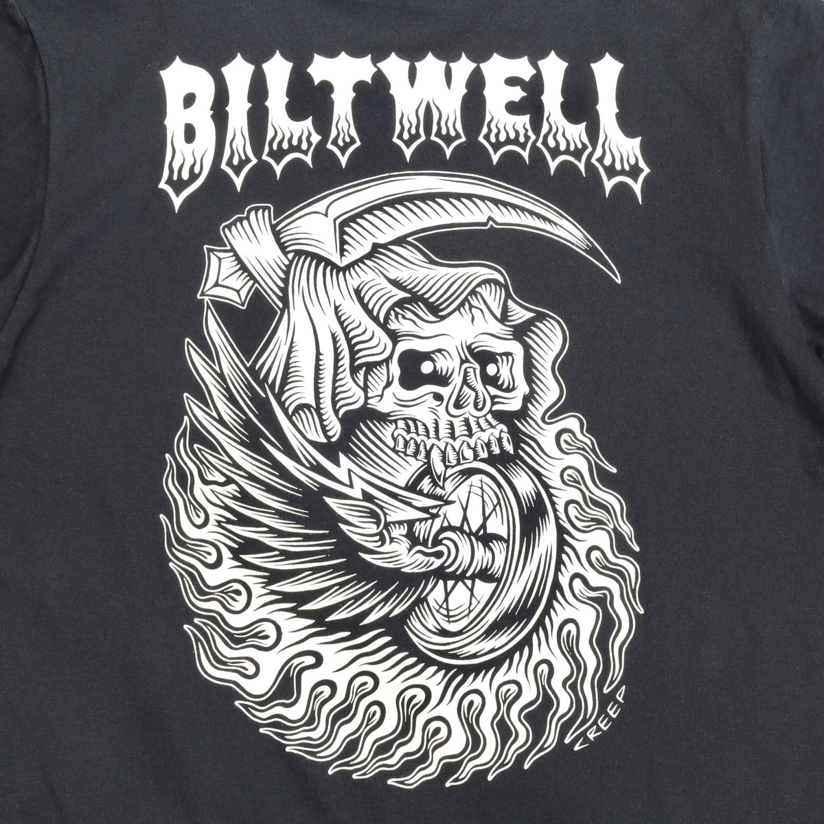 Biltwell ビルトウェル 半袖Tシャツ "Creep T-shirts" 【ブラック】