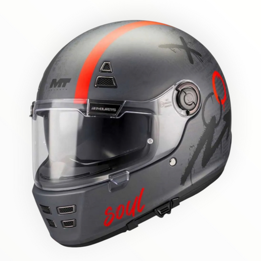MT HELMETS  ”Jarama SV"  フルフェイスヘルメット【 Papercut C15 Matt】装飾品