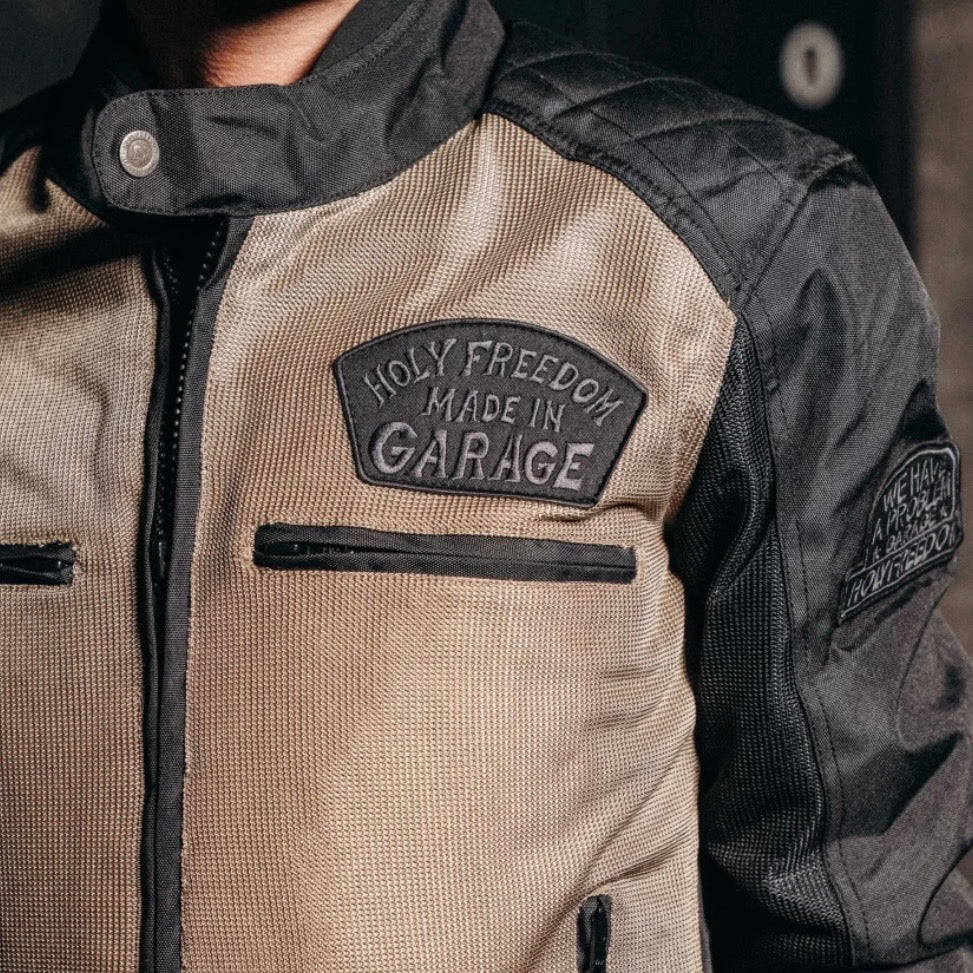 HOLYFREEDOM ホーリーフリーダム メッシュジャケット ”RETE GOLD 2025 JACKET”　【ブラック/ゴールド】