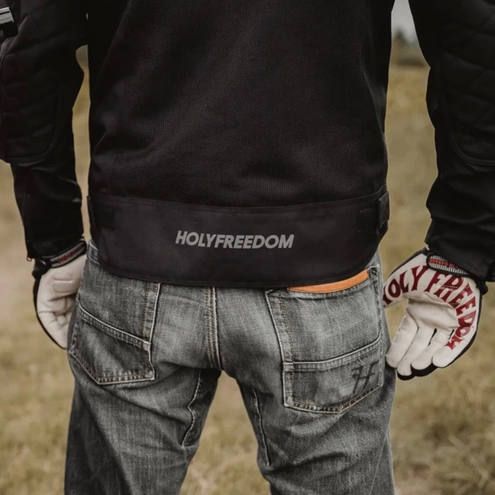 HOLYFREEDOM（ホーリーフリーダム）メッシュジャケット ”RETE BLACK JACKET”　