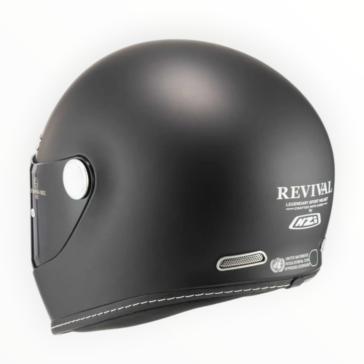 NZI HELMETS  ”REVIVAL"  フルフェイスヘルメット【Matt Black】装飾品