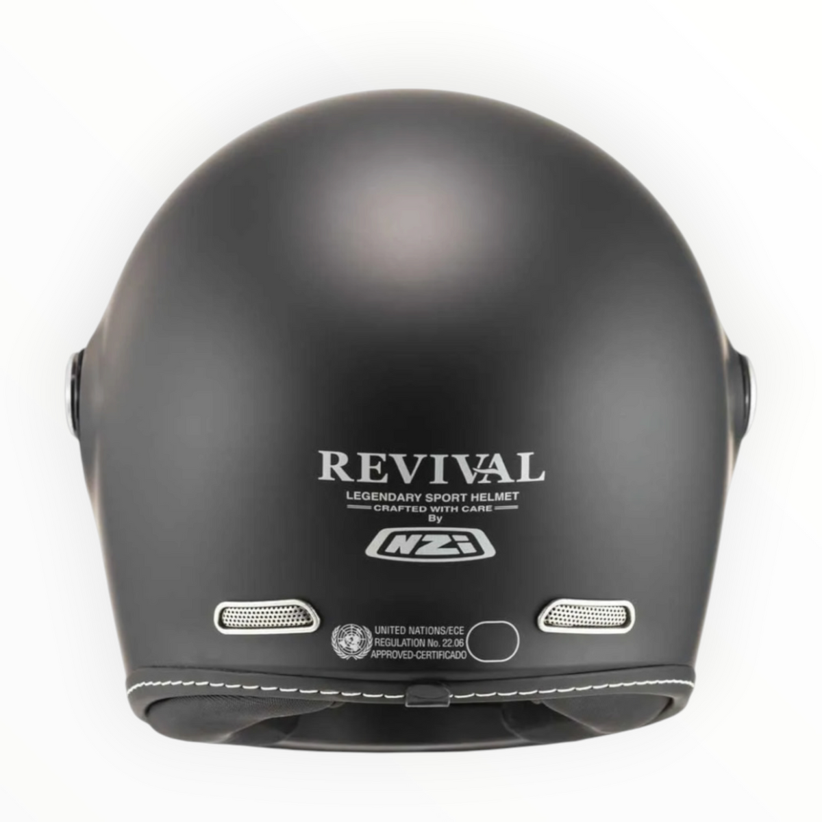 NZI HELMETS  ”REVIVAL"  フルフェイスヘルメット【Matt Black】装飾品