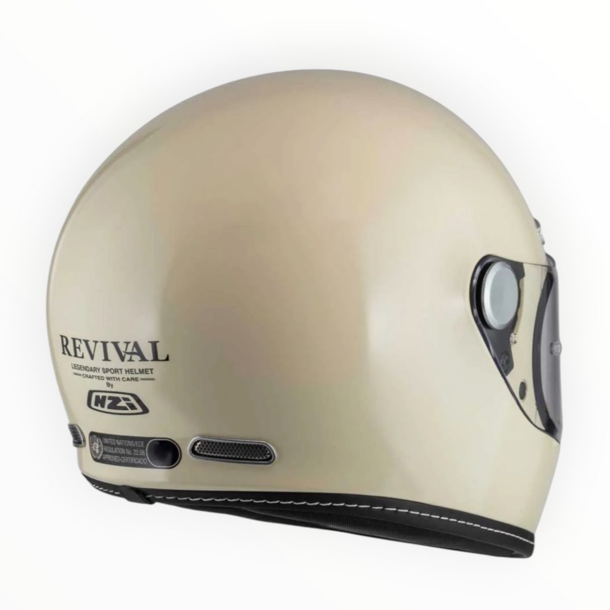 NZI HELMETS  ”REVIVAL"  フルフェイスヘルメット【Bone】装飾品