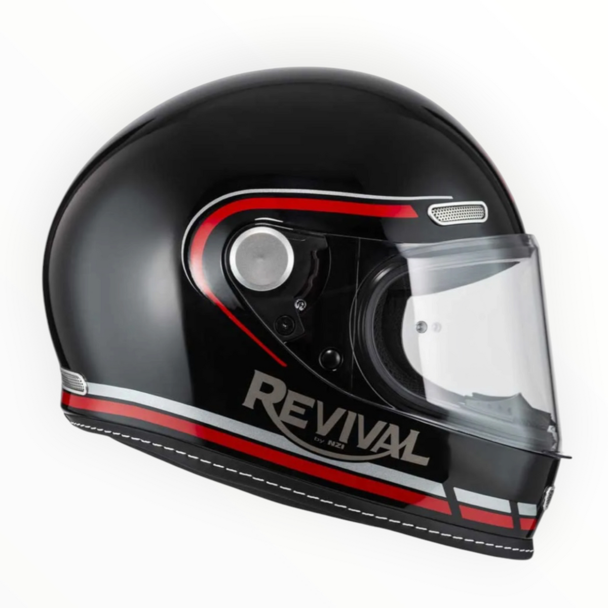 NZI HELMETS  ”REVIVAL"  フルフェイスヘルメット【Profilo Black/Red】装飾品