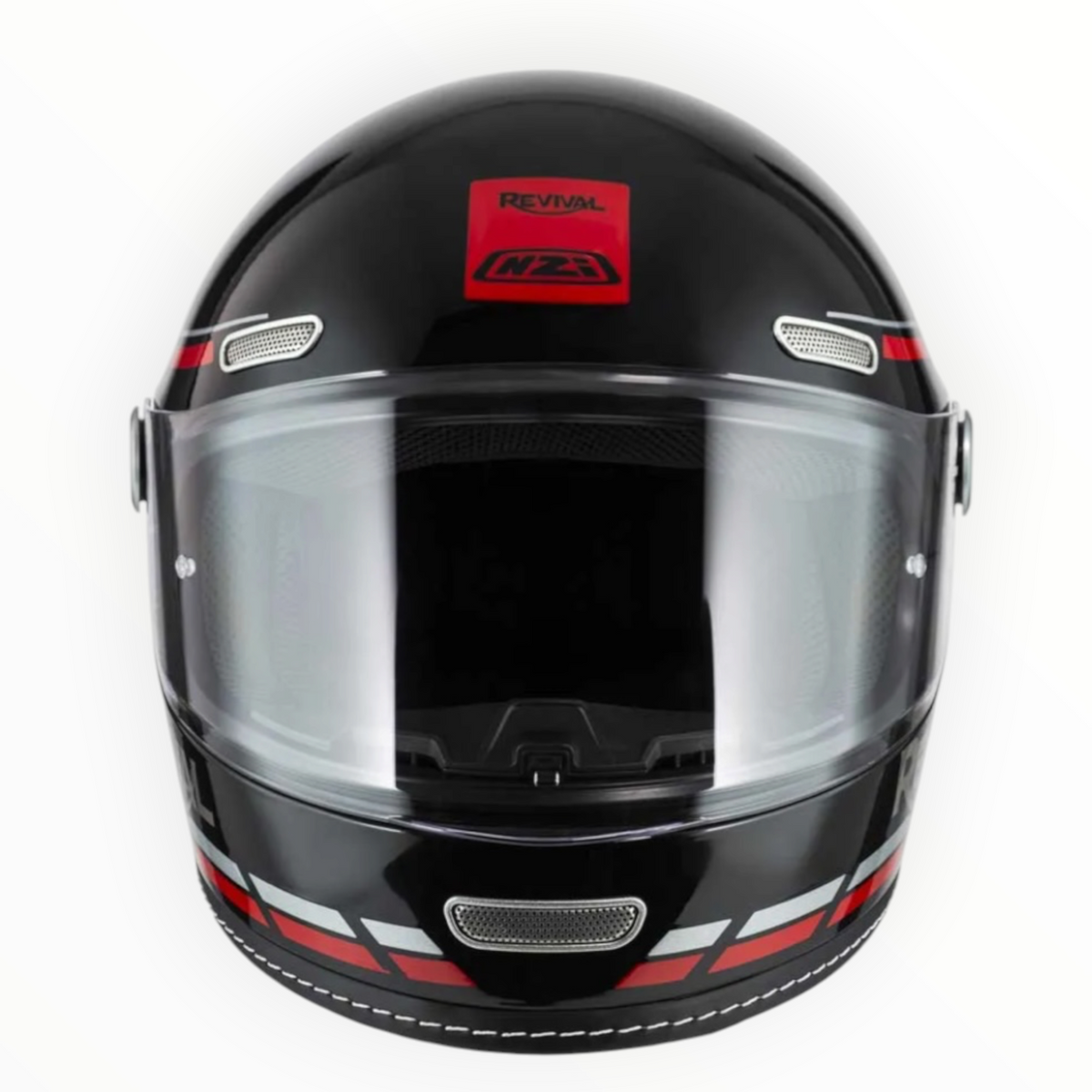 NZI HELMETS  ”REVIVAL"  フルフェイスヘルメット【Profilo Black/Red】装飾品