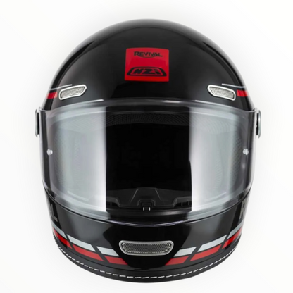 NZI HELMETS  ”REVIVAL"  フルフェイスヘルメット【Profilo Black/Red】装飾品