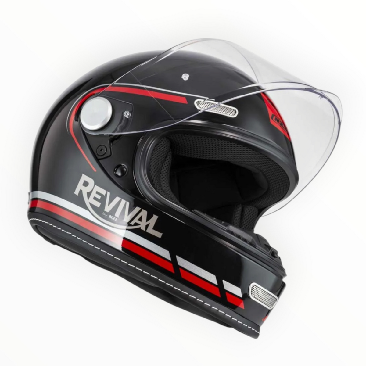 NZI HELMETS  ”REVIVAL"  フルフェイスヘルメット【Profilo Black/Red】装飾品
