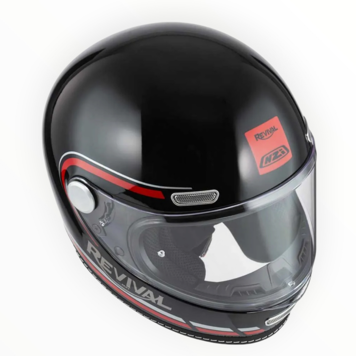 NZI HELMETS  ”REVIVAL"  フルフェイスヘルメット【Profilo Black/Red】装飾品