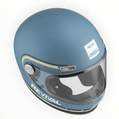 NZI HELMETS  ”REVIVAL"  フルフェイスヘルメット【Profilo Skyblue/Black Matt】装飾品