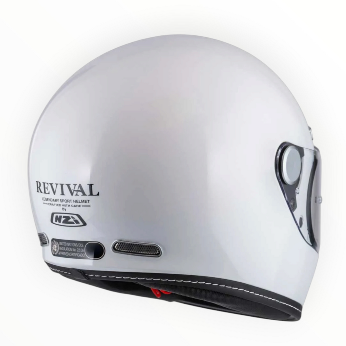NZI HELMETS  ”REVIVAL"  フルフェイスヘルメット【White】装飾品