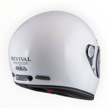 NZI HELMETS  ”REVIVAL"  フルフェイスヘルメット【White】装飾品