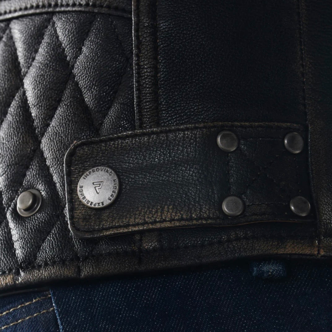 REBELHORN（レベルホーン）レザージャケット "Hunter II Leather Jacket " 【ヴィンテージブラウン】