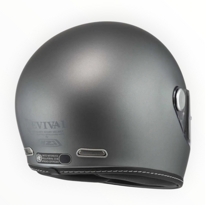 NZI HELMETS  ”REVIVAL"  フルフェイスヘルメット【Antracite Matt】装飾品