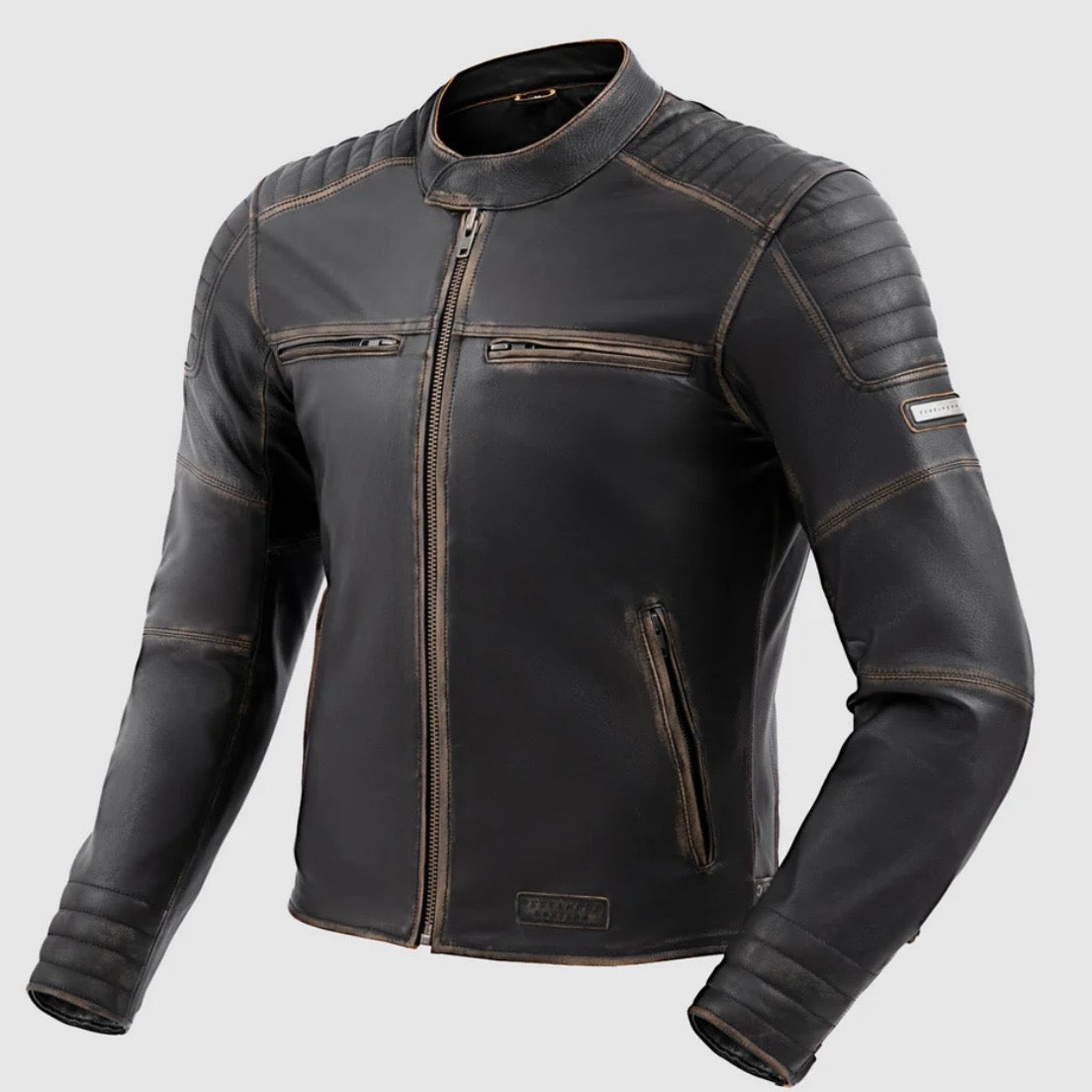 REBELHORN（レベルホーン）レザージャケット "Hunter II Leather Jacket " 【ヴィンテージブラウン】