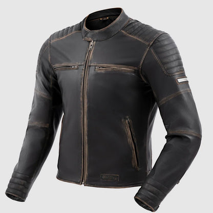 REBELHORN（レベルホーン）レザージャケット "Hunter II Leather Jacket " 【ヴィンテージブラウン】
