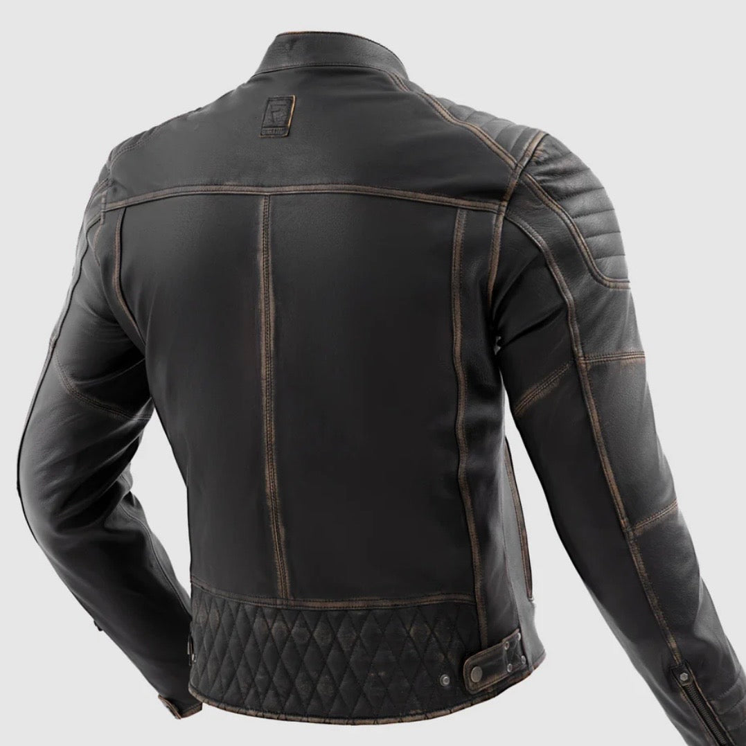 REBELHORN（レベルホーン）レザージャケット "Hunter II Leather Jacket " 【ヴィンテージブラウン】